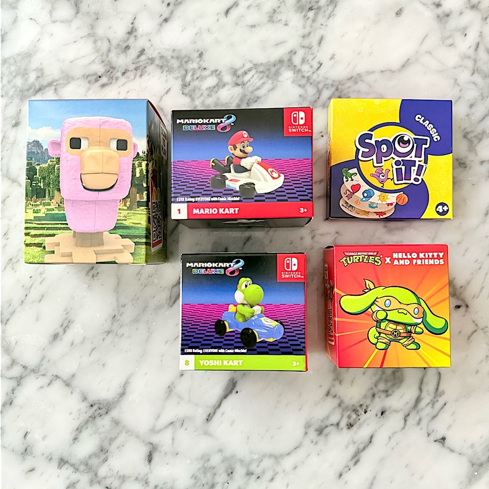 Set of 5 McDonald’s Toys (Unopened)